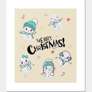 Funny and Kawaii Christmas Posters and Art